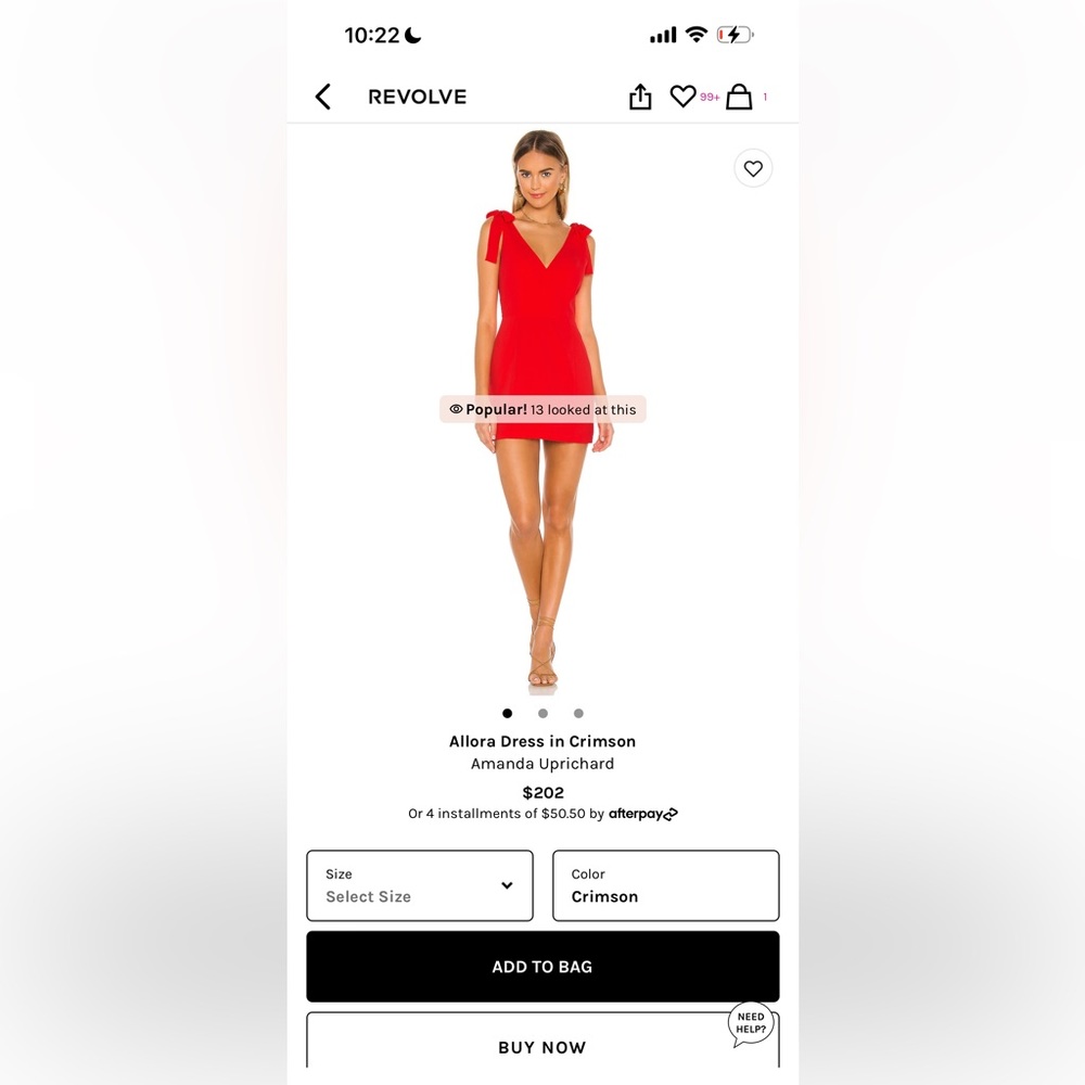 Amanda Uprichard Allora Dress